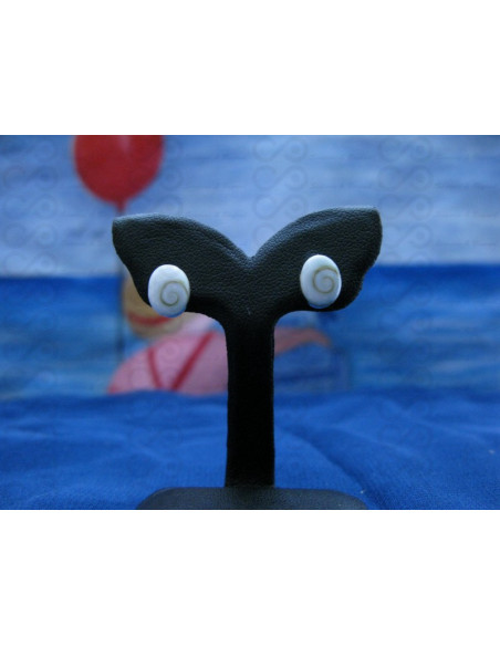 LE 0035so Pendientes Shiva Ojo Plata