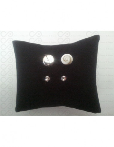 LE 0036sr Brincos Olho Shiva Prata