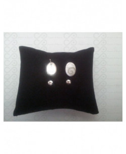 LE 0037so Boucles d'oreilles Shiva Oeil Argent 2