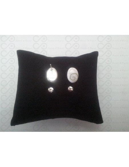 LE 0037so Ohrringe Shiva Auge Silber