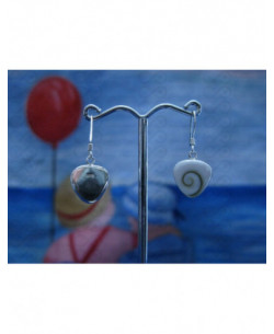 LE 0041 Ohrringe Shiva Auge Silber