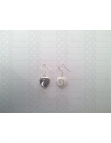LE 0041 Boucles d'oreilles Shiva Oeil Argent
