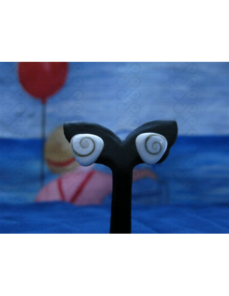 LE 0041s Ohrringe Shiva Auge Silber