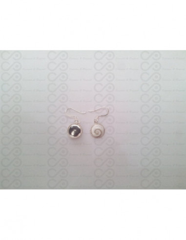 LE 0043 Ohrringe Shiva Auge Silber