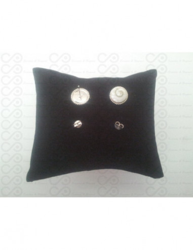 LE 0044s Pendientes Shiva Ojo Plata