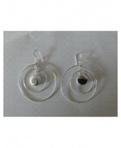 LE 0051 Ohrringe Shiva Auge Silber 2