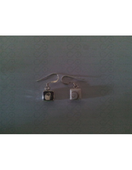 LE 0059 Pendientes Shiva Ojo Plata