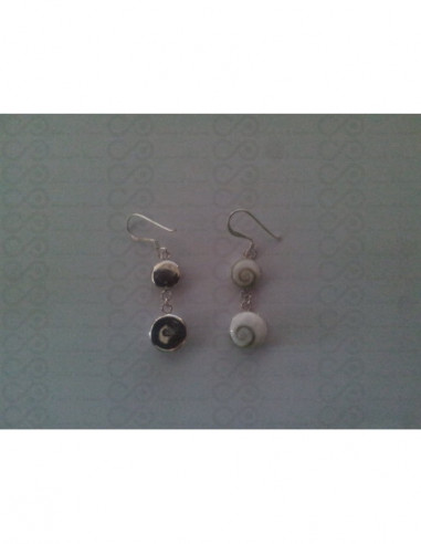 LE 0062 Ohrringe Shiva Auge Silber