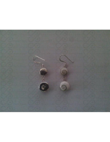 LE 0062 Ohrringe Shiva Auge Silber