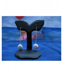 LE 0065s Pendientes Shiva Ojo Plata