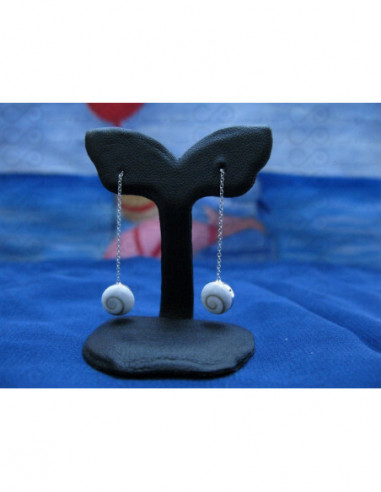 LE 0065s Brincos Olho Shiva Prata