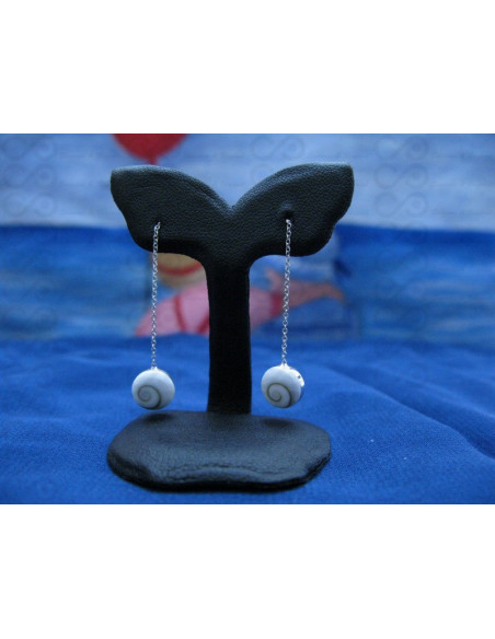 LE 0065s Brincos Olho Shiva Prata