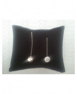 LE 0065s Boucles d'oreilles Shiva Oeil Argent 2