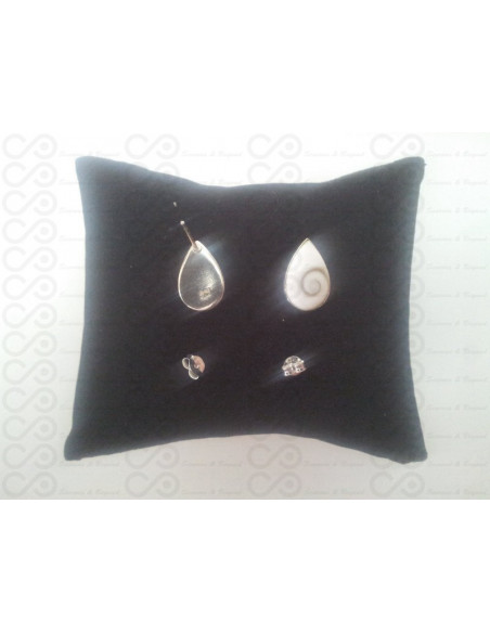 LE 0070s Pendientes Shiva Ojo Plata