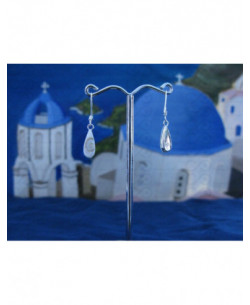 LE 0073 Boucles d'oreilles Shiva Oeil Argent