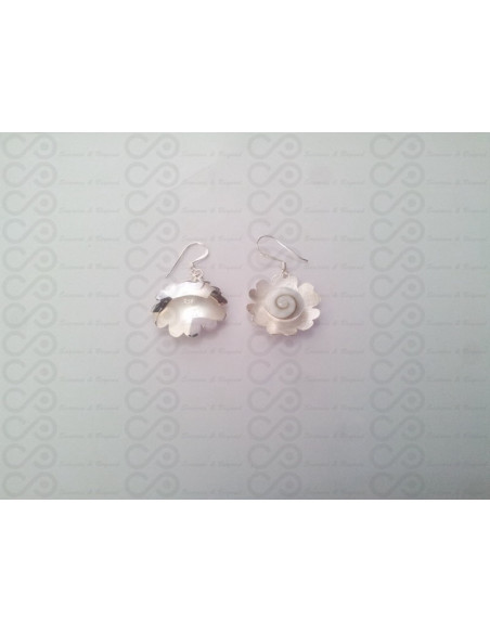 LE 0077 Orecchini in Argento con Occhio di Shiva